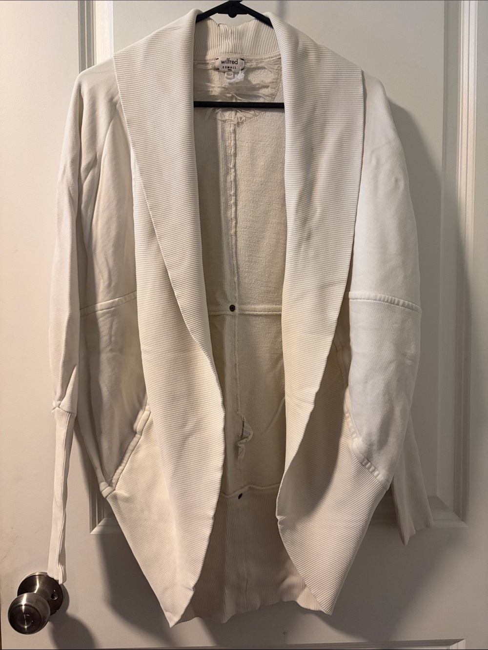 Wilfred Cream Open Shawl-Collar Blazer - Picture 1 of 5
